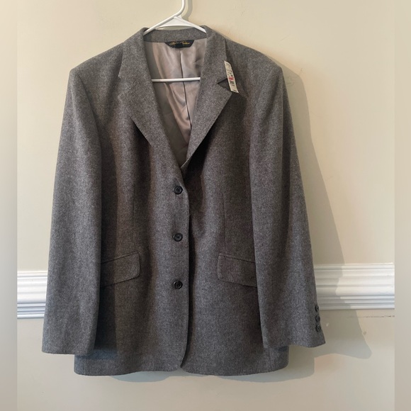 Brook Brothers 100% camel hair grey blazer NEW WITH TAGS - Picture 2 of 6